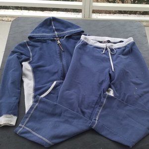 Vintage Athletic Running Tracksuit Jogging Suit Sweatsuit Suit 2 piece Petite S